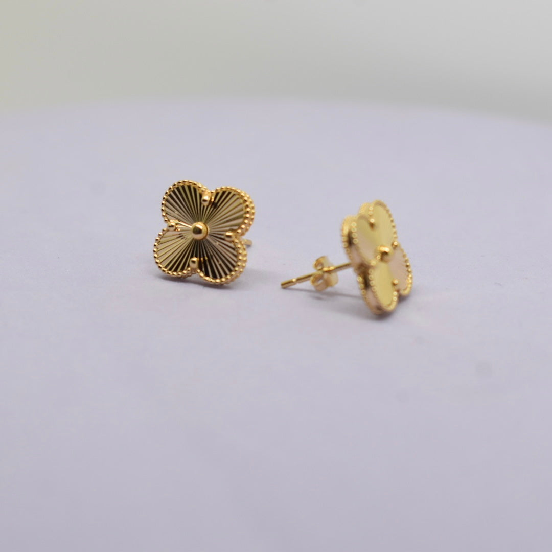 Real 18K Yellow Gold - SJVC Sunshine 15mm Earrings