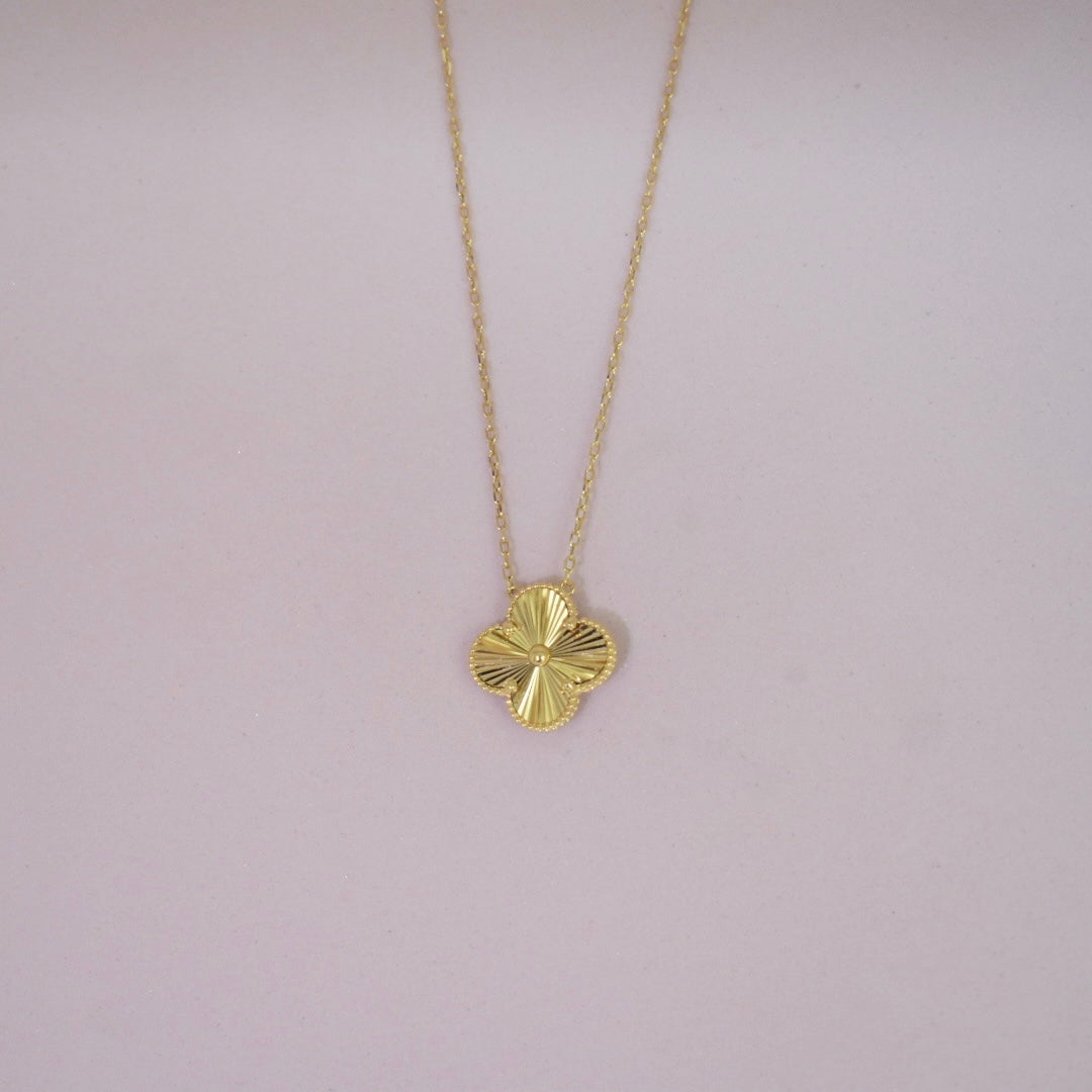 Real 18K Yellow Gold - SJVC Sunshine 15mm Thin Necklace