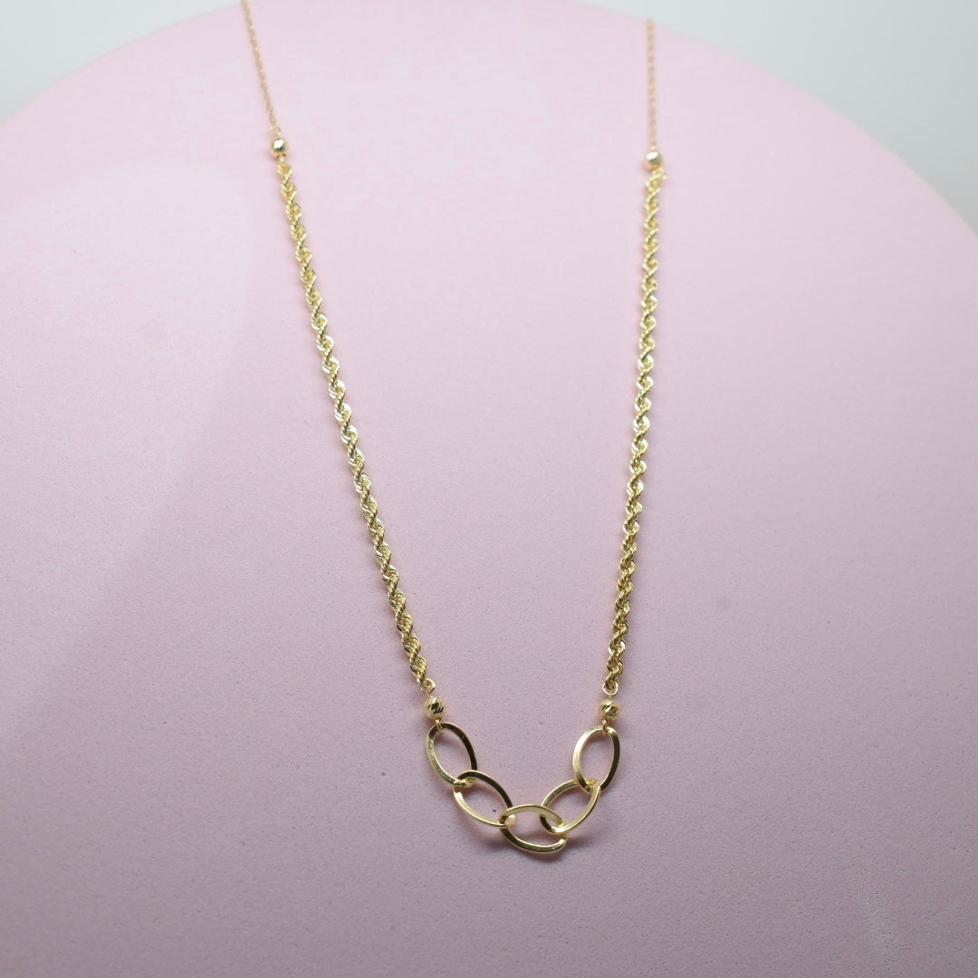 *LIMITED* 18K Gold - Rope Link Necklace