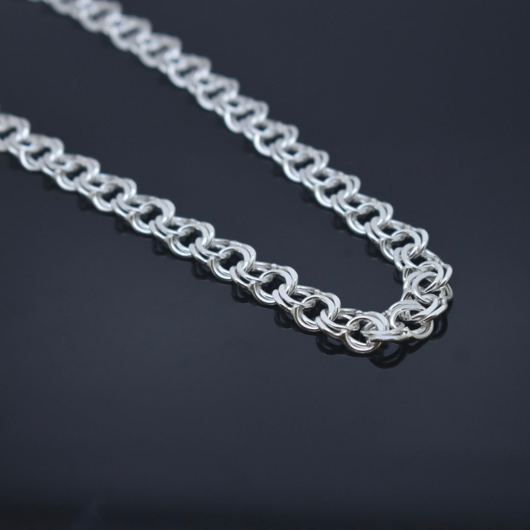 925 Sterling Silver - Double Link Chain