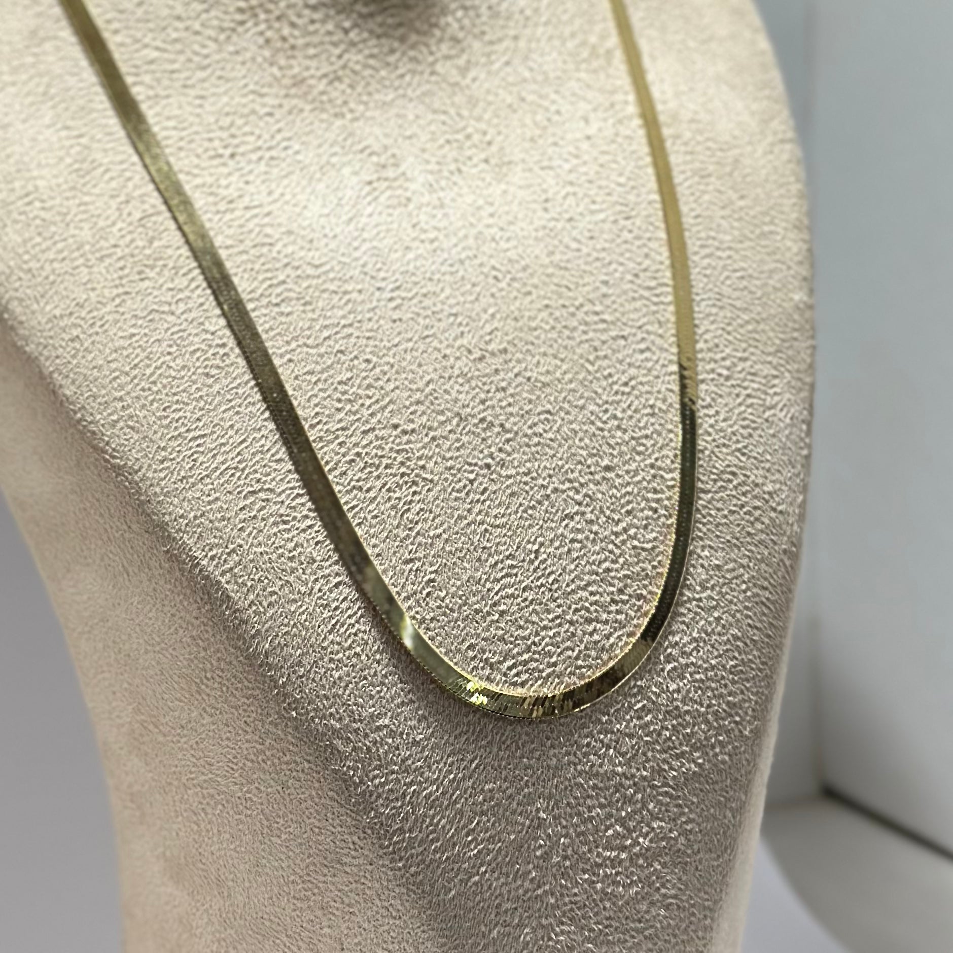 Real 18K Yellow Gold - Snake Unisex Chain