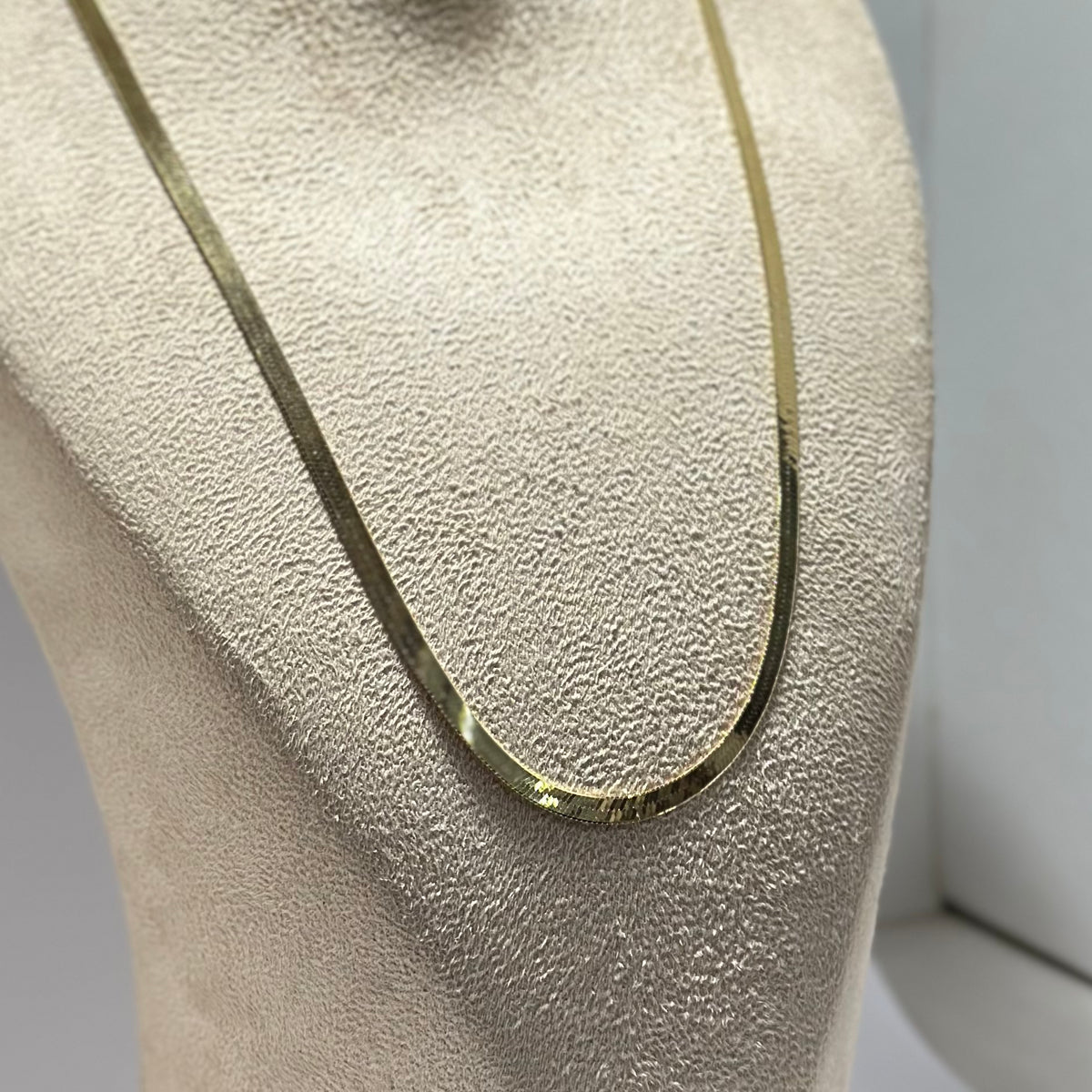 Real 18K Yellow Gold - Snake Unisex Chain