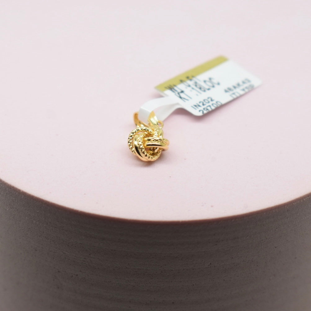 Mini Locket Gold *NEW* 18K Yellow Gold - Mini Knot Locket – Sana Jewellers