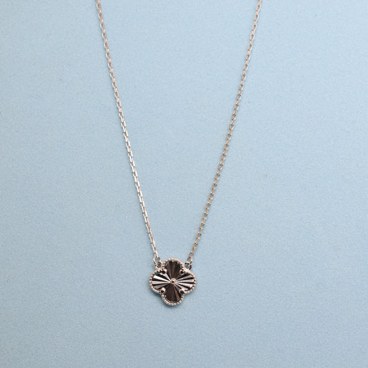925 Sterling Silver - SJVC Mini Flower Necklace