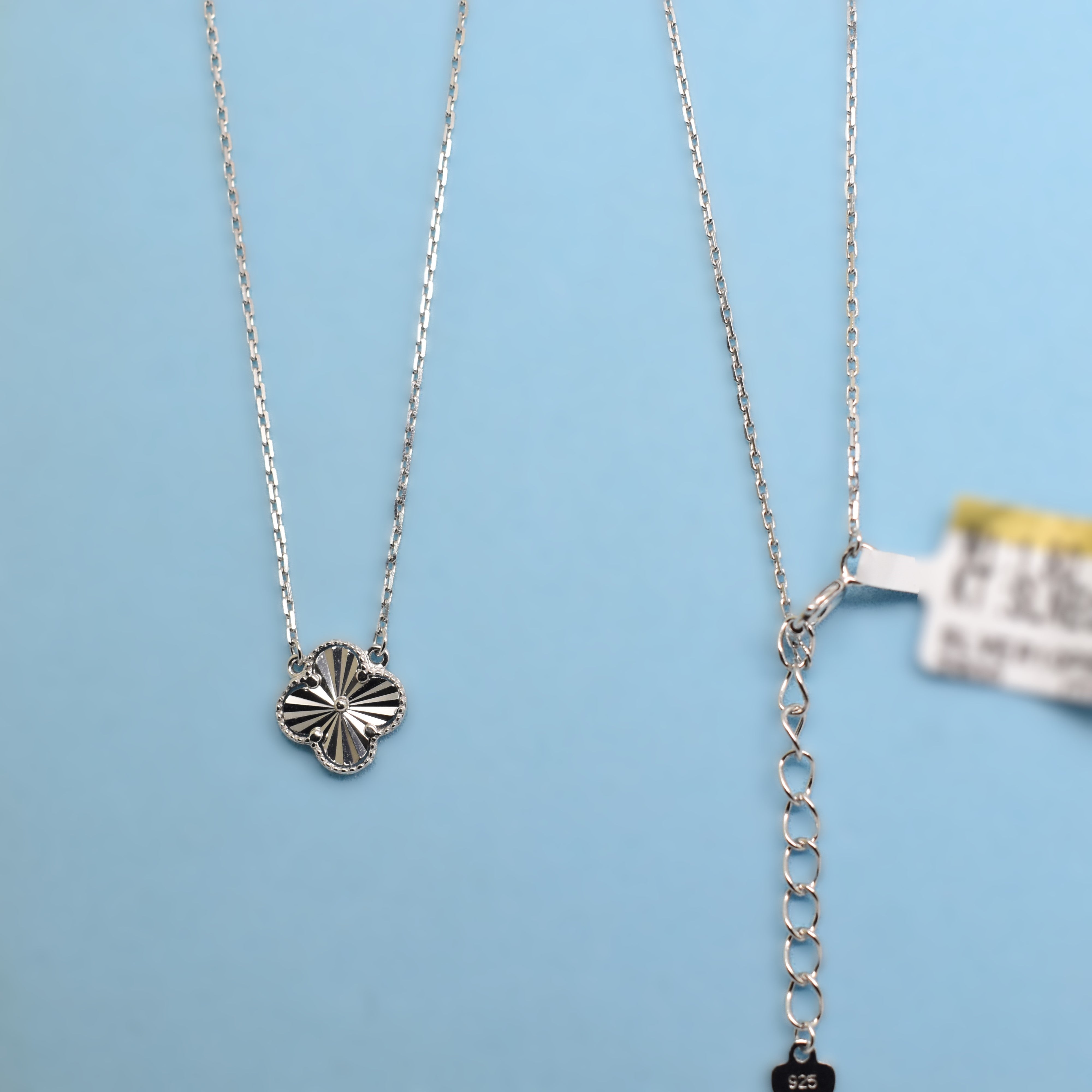 925 Sterling Silver - SJVC Mini Flower Necklace