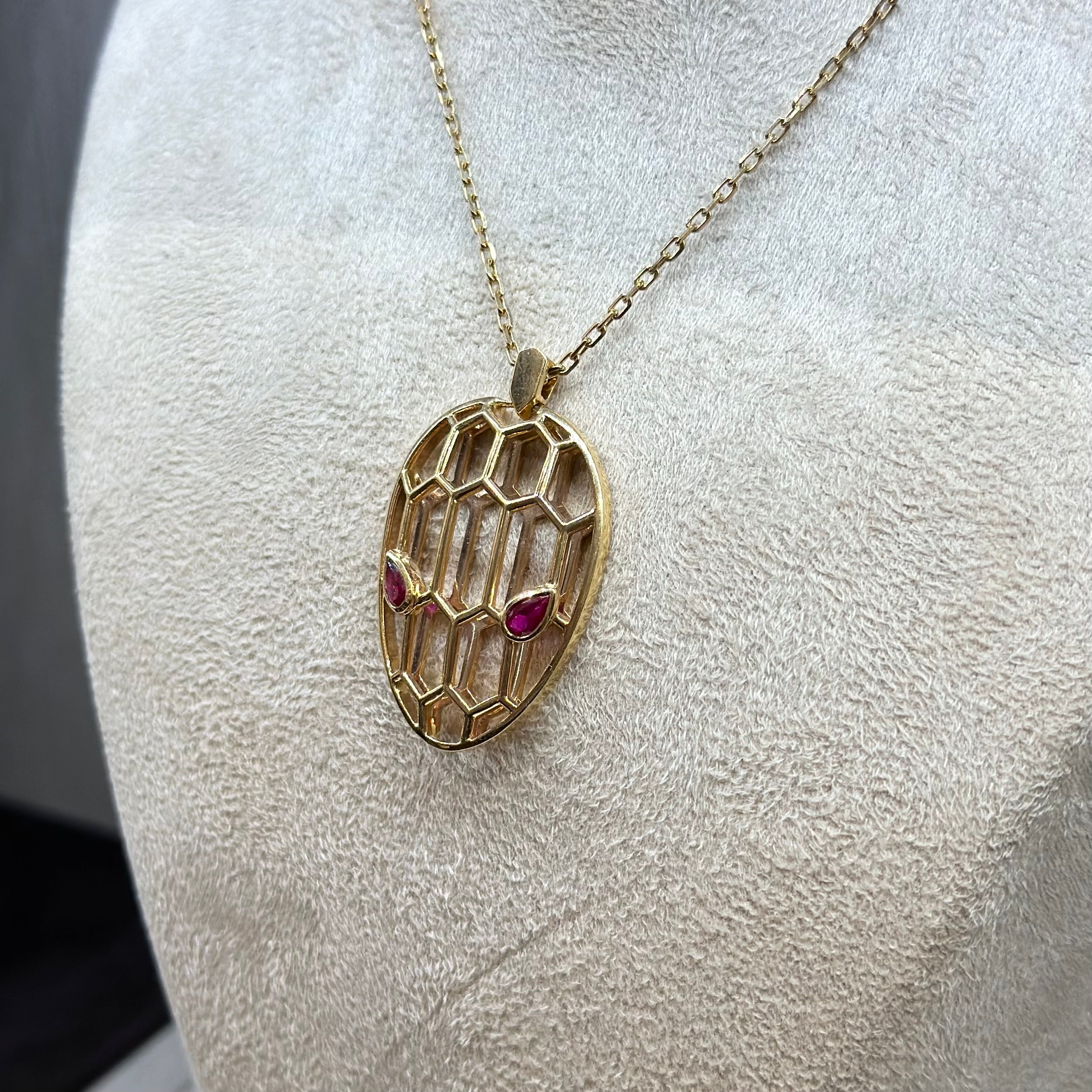 18K Rose Gold - SJBV Serpenti Necklace