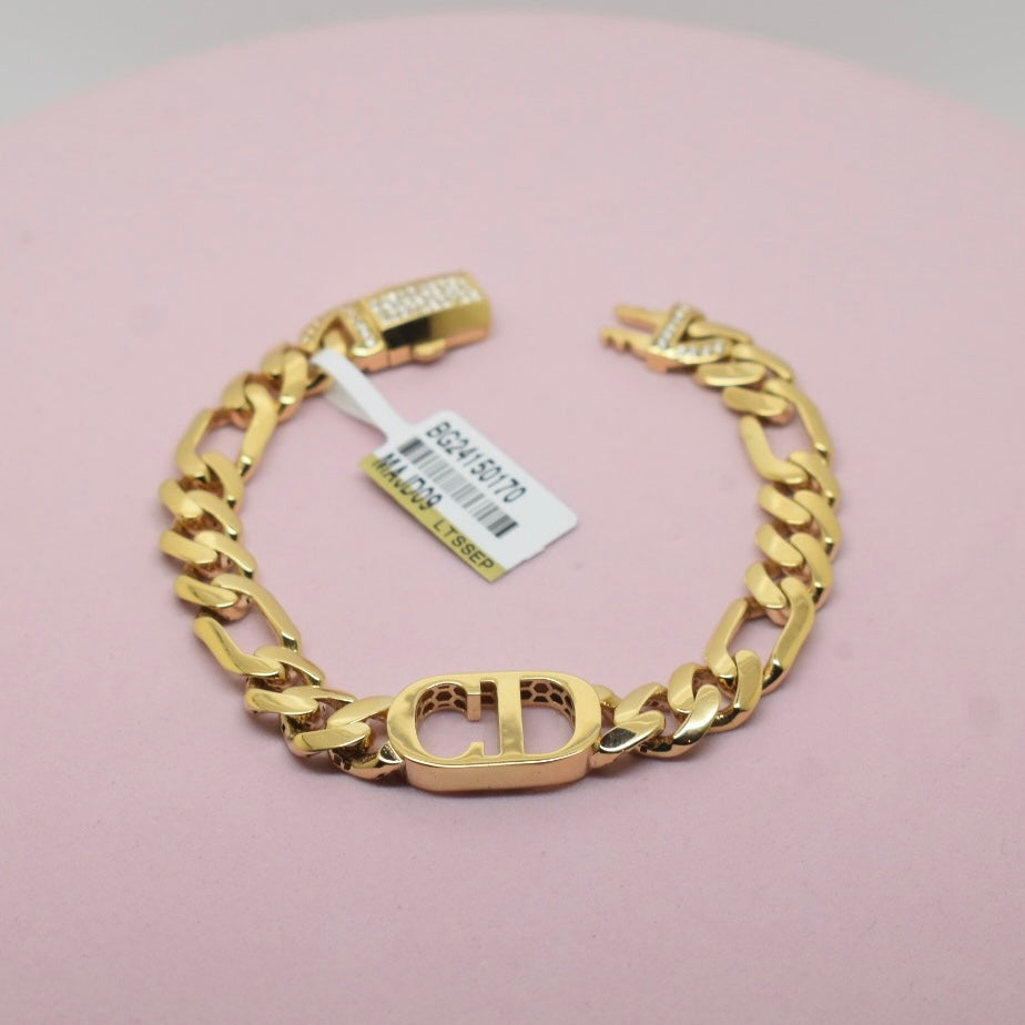 *LIMITED* Real 18K Gold - CD Monaco Bracelet