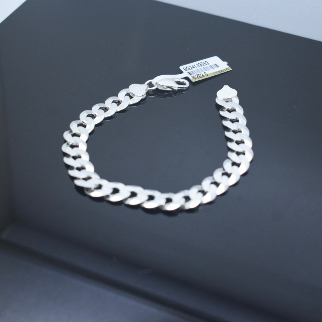 925 Sterling Silver - Small Curb Bracelet