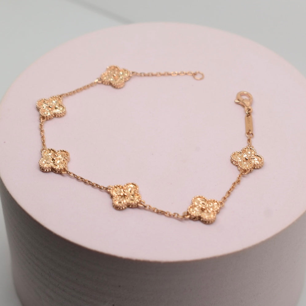 18K Rose Gold - SJVC Vintage Mini Bracelet