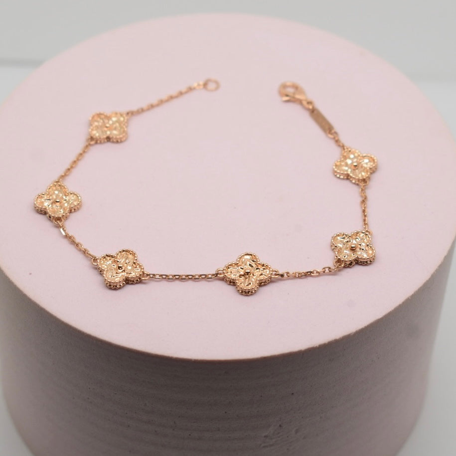 18K Rose Gold - SJVC Vintage Mini Bracelet