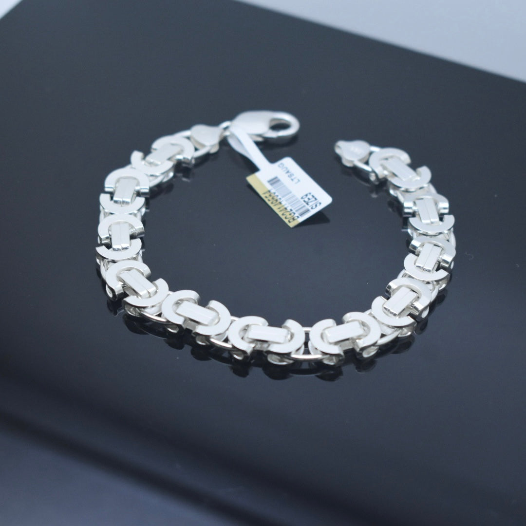 925 Sterling Silver - Thick King Bracelet