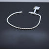 925 Sterling Silver - Thin Rope Bracelet