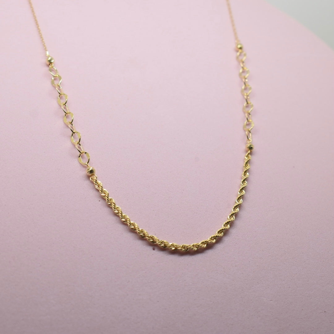 *LIMITED* 18K Gold - Link Rope Necklace