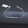 925 Sterling Silver -  SJVC Turquoise Mini Flower Bracelet