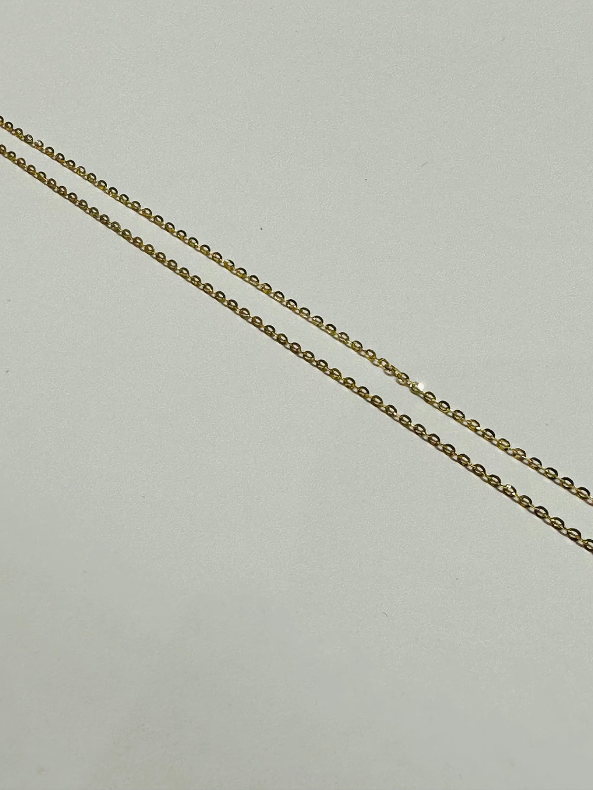 18K Yellow Gold - Flat Cable Chain