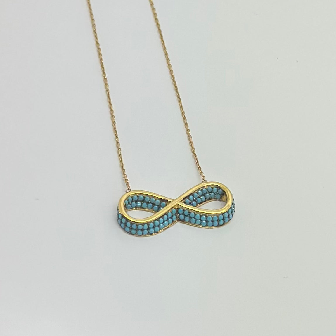 18K Yellow Gold - Infinity Necklace